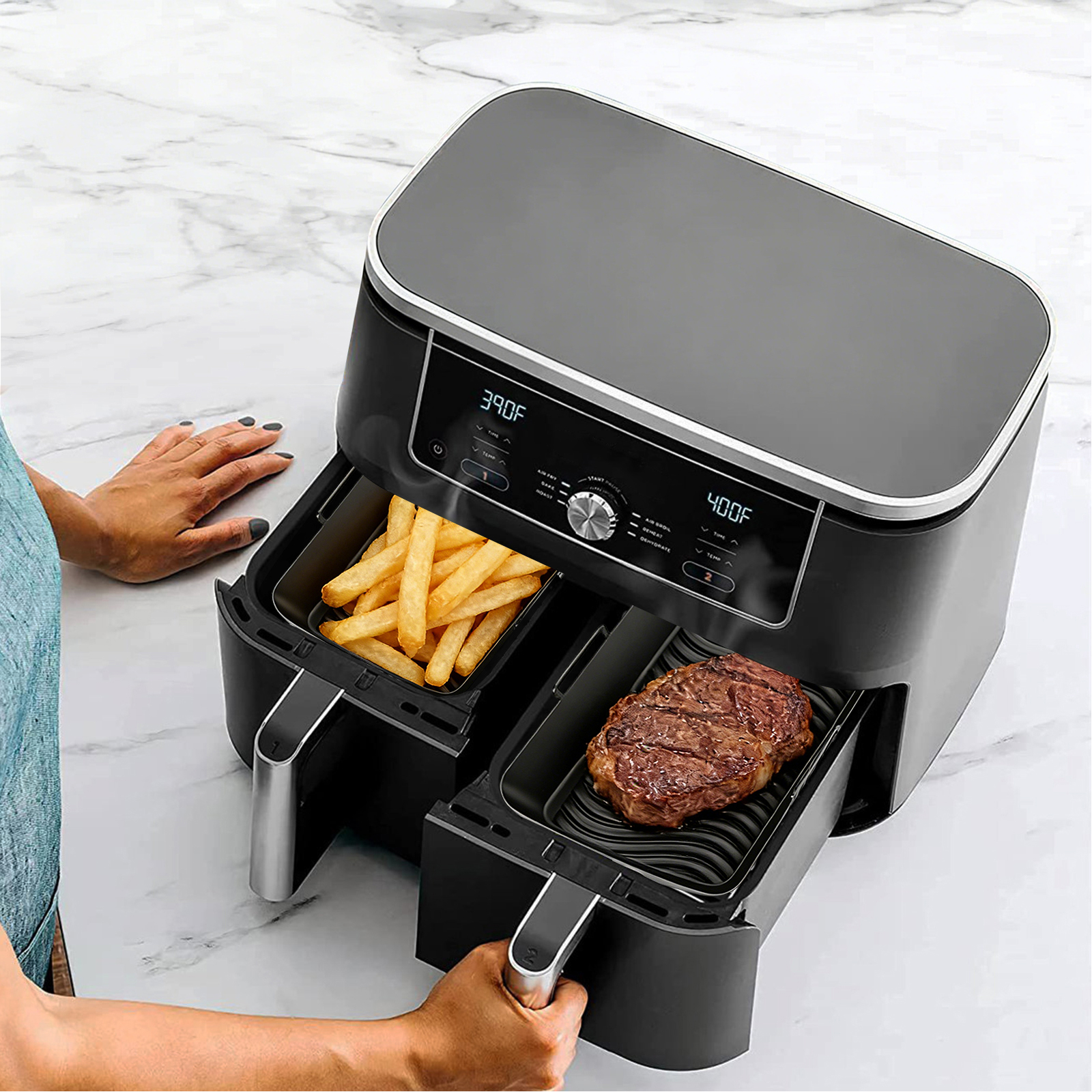 2Pcs Air Fryer Silicone Liners - Kitchen And Baking Equipment incelemesi ve fiyatı