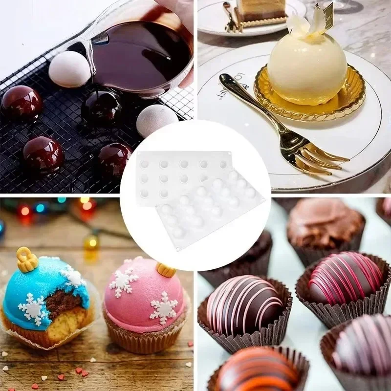 3D Sphere Silicone Mold For Mo - Kitchen Baking Store incelemesi ve fiyatı