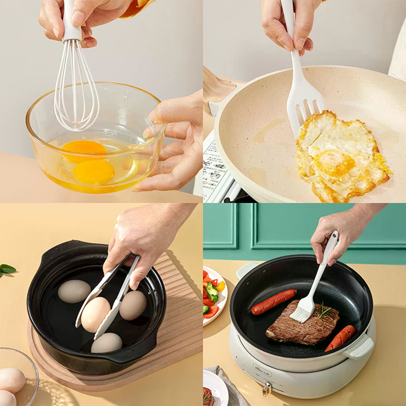 3/4/5 Pcs Silicone Baking Set  - Kitchen Baking Brush incelemesi ve fiyatı