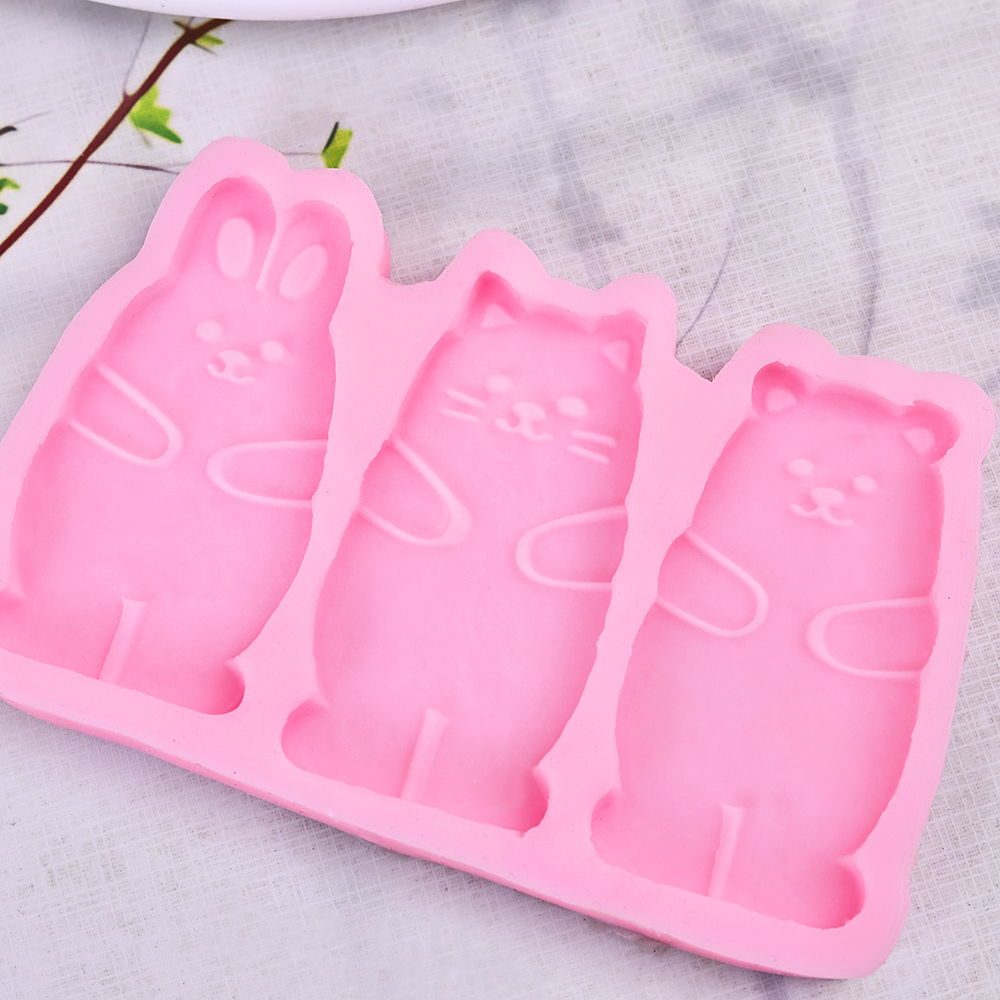 1pc Cartoon Triple Link Rabbit - Kitchen Baking Cake incelemesi ve fiyatı