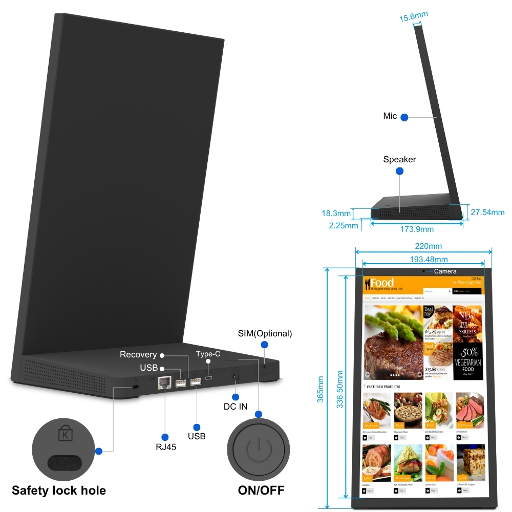 Desktop Shape L Tablet Digital - Kitchen Bank incelemesi ve fiyatı
