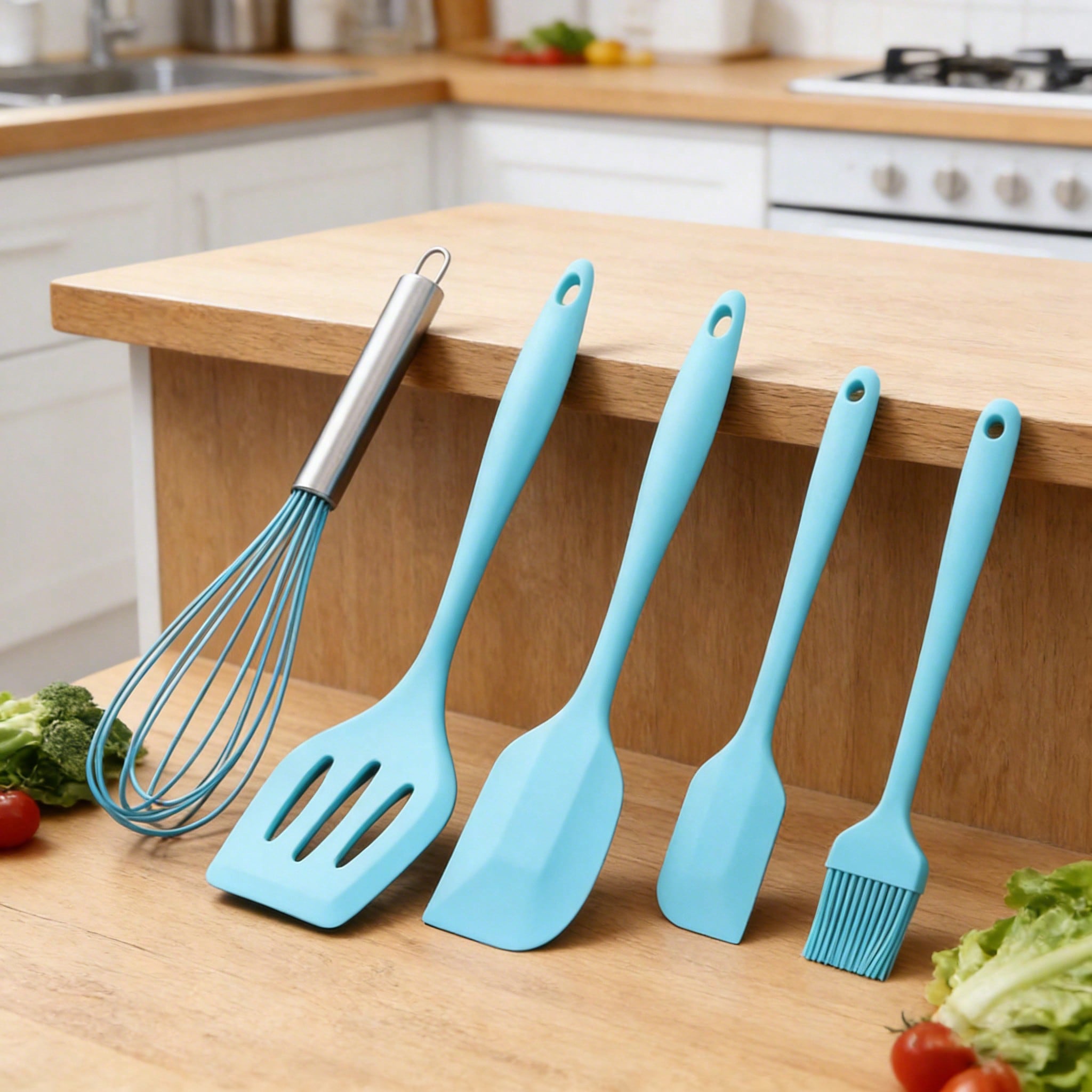 Silicone Cooking Utensils Set, - Kitchen Baking Brush incelemesi ve fiyatı