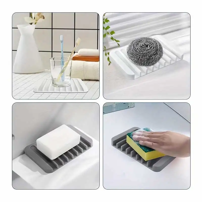 New 1PC Silicone Draining Soap - Kitchen Baking Tray Storage incelemesi ve fiyatı