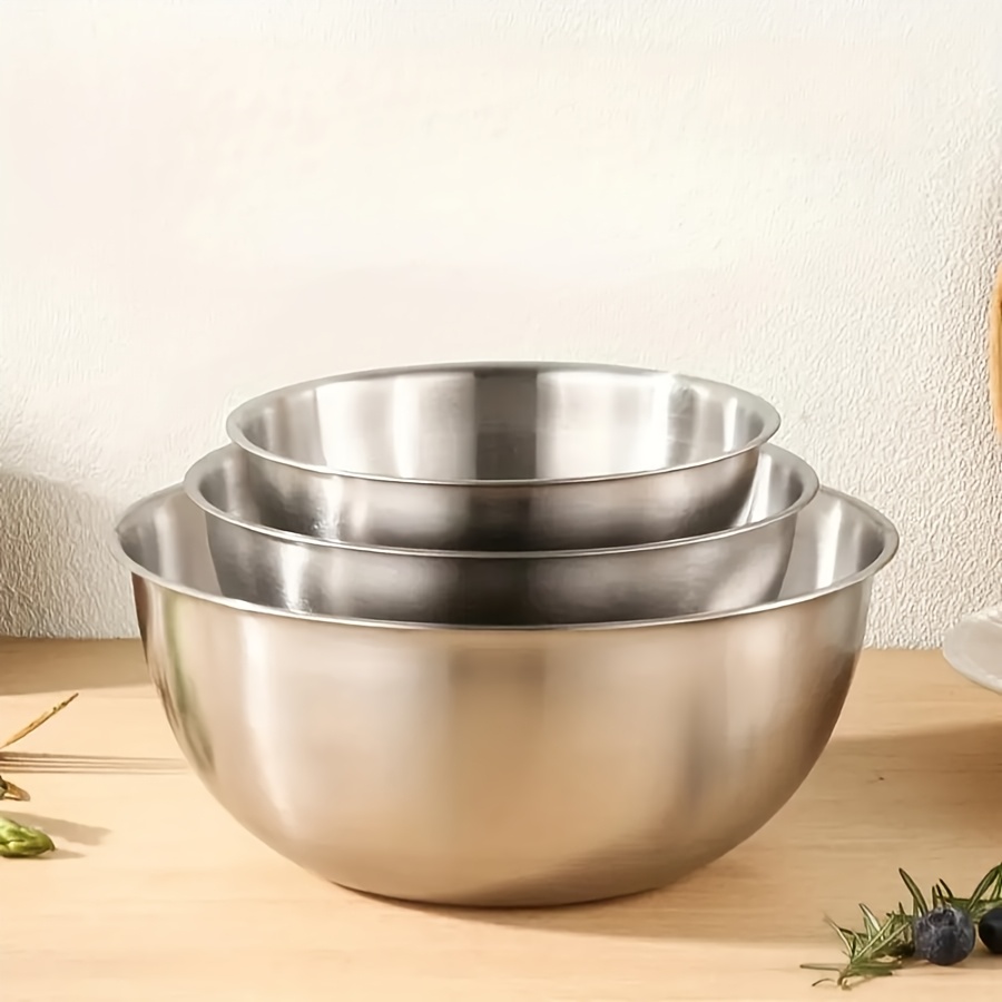 3pcs Stainless Steel Salad Bow - Kitchen Baking Store incelemesi ve fiyatı