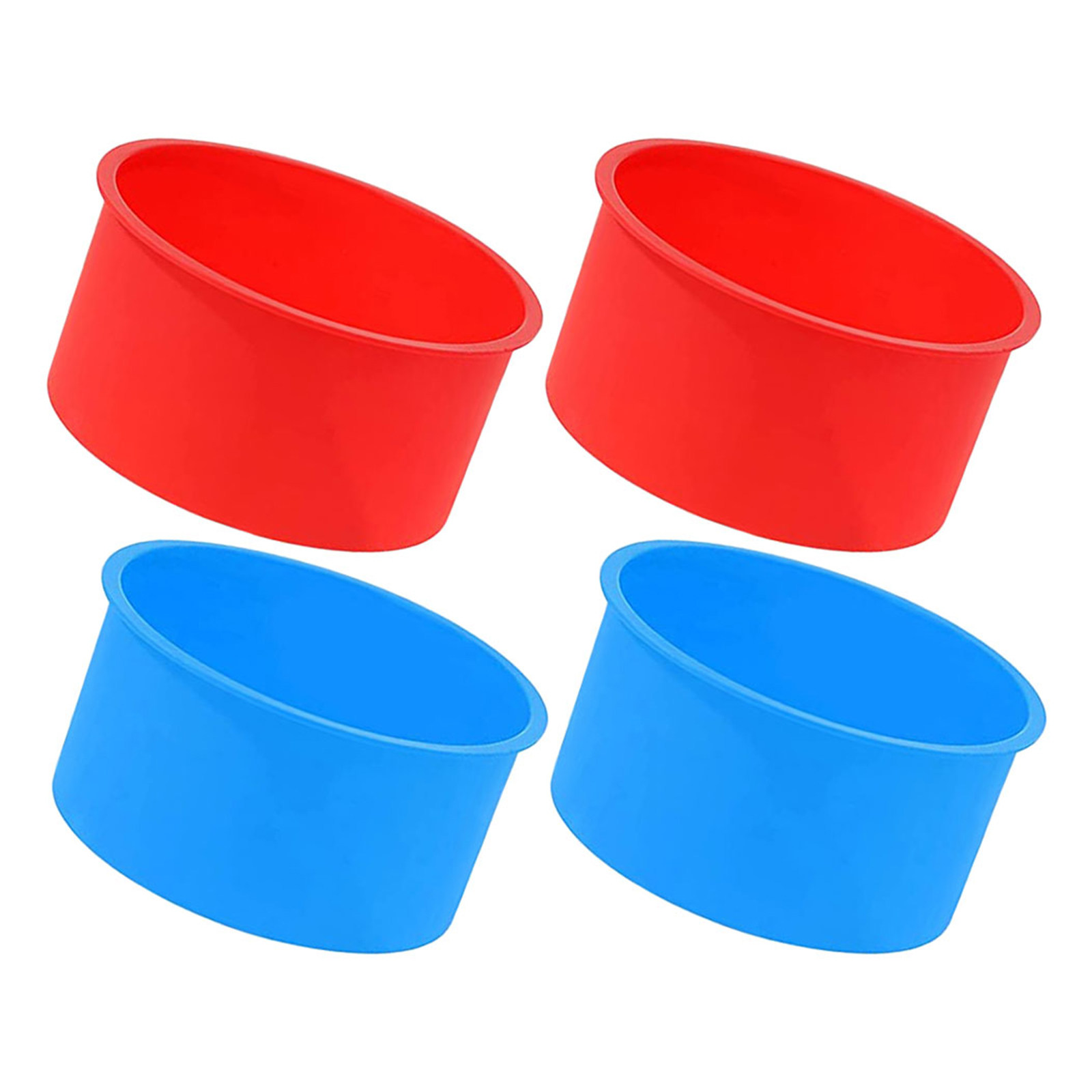4Pcs Silicone Cake Mold Non-St - Muffin Tin Nonstick incelemesi ve fiyatı