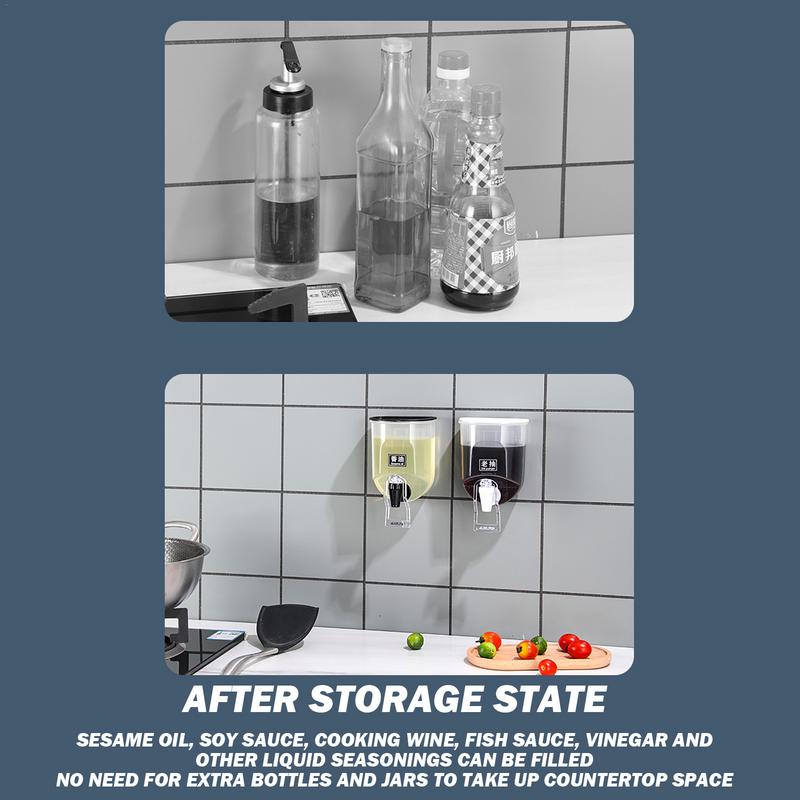 Vinegar And Oil Dispenser Wall - Kitchen Bank incelemesi ve fiyatı