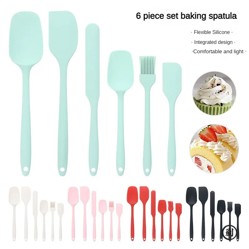 6pc Silicone Spatula set for b - Kitchen Baking Brush incelemesi ve fiyatı
