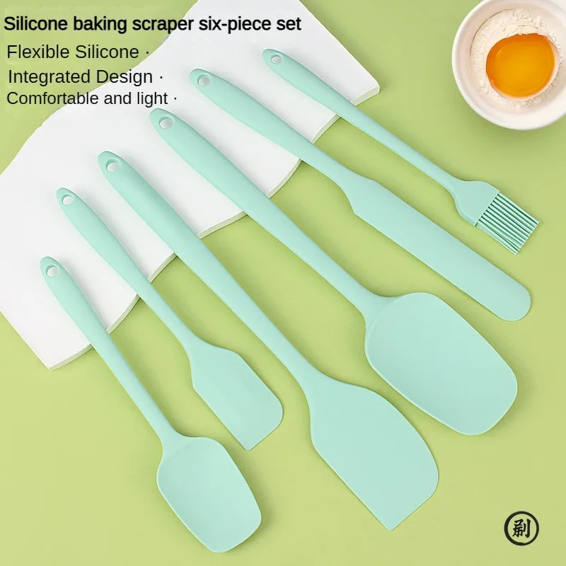 6pc Silicone Spatula set for b - Kitchen Baking Brush incelemesi ve fiyatı