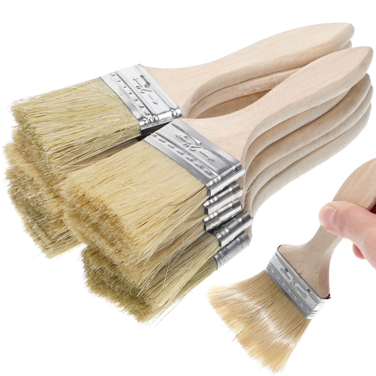 10 Pcs Thickened Wooden Handle - Kitchen Baking Brush incelemesi ve fiyatı