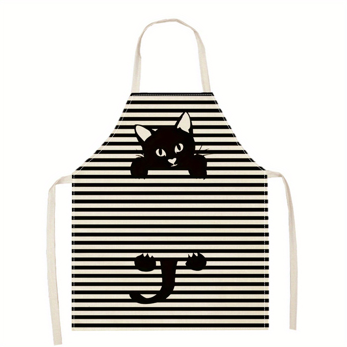 Linen Apron Funny Cat Sunglass - Kitchen Baking Gift Ideas incelemesi ve fiyatı