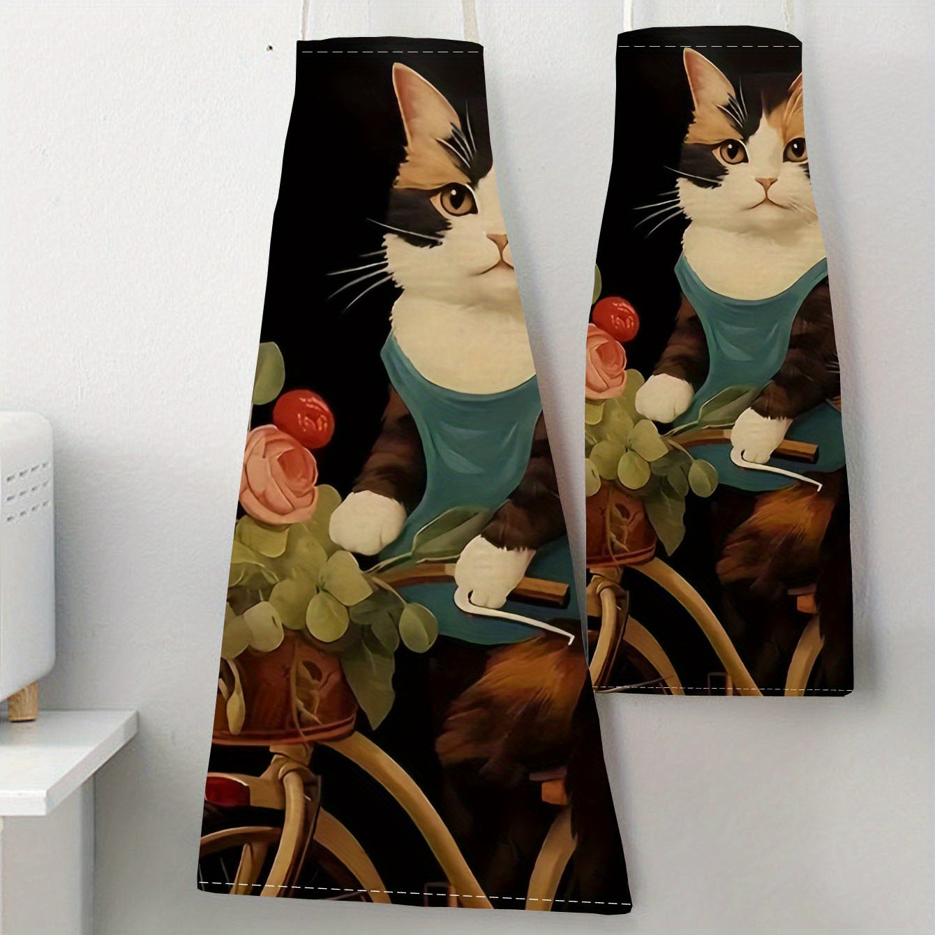 Linen Apron Funny Cat Sunglass - Kitchen Baking Gift Ideas incelemesi ve fiyatı