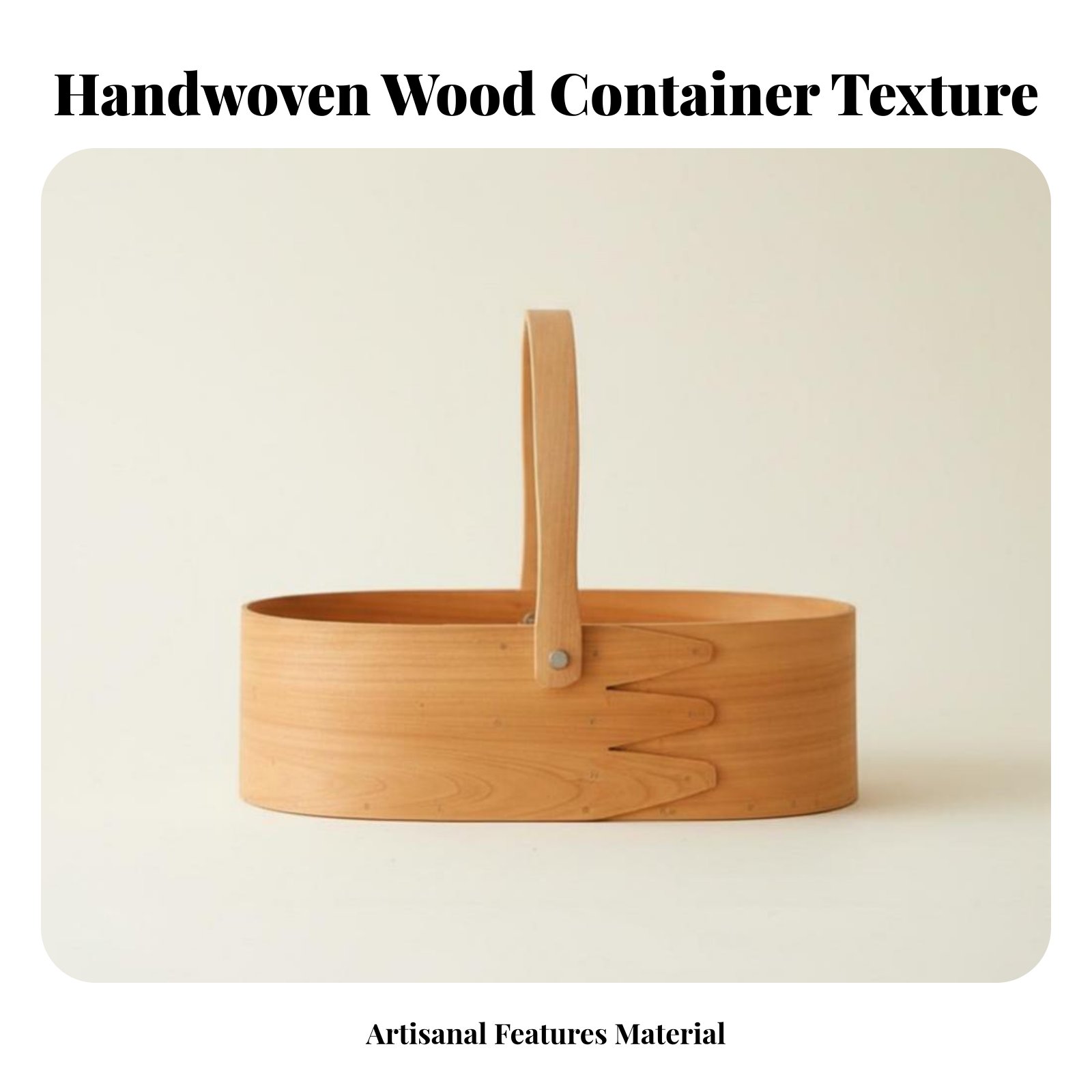 Handled Wood Chip Container Ja - Baking Kitchen Design incelemesi ve fiyatı